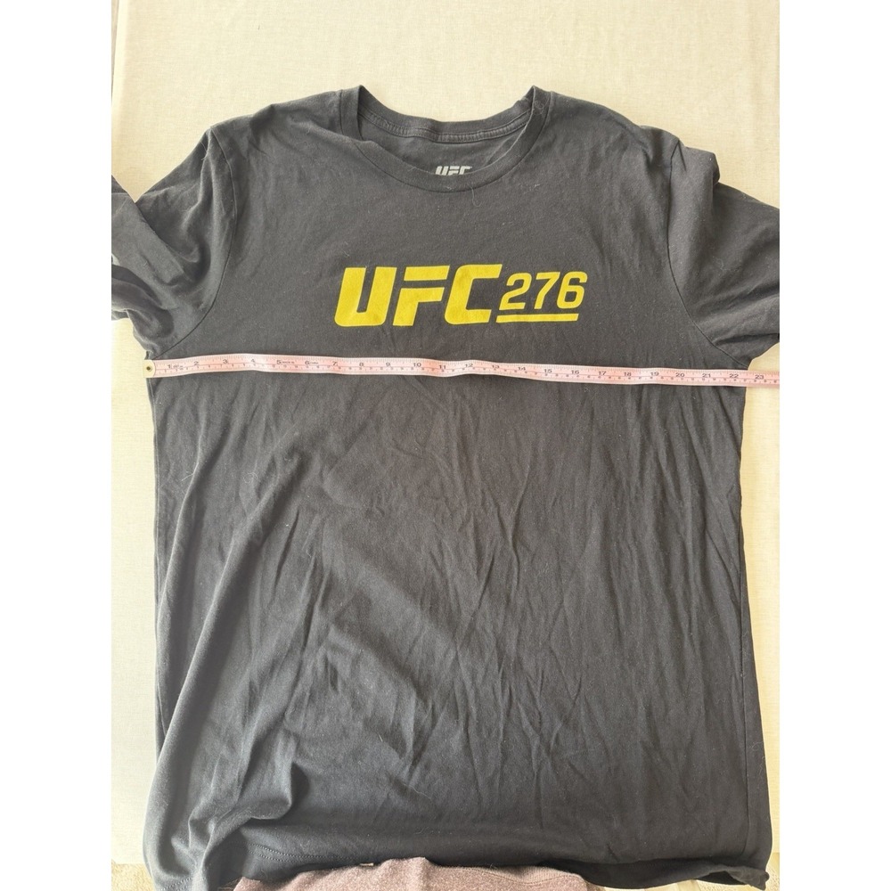 UFC 276 Adesanya‎ Cannonier Volkanovski Holloway Tee Shirt Mens XL Black EUC - Picture 5 of 6